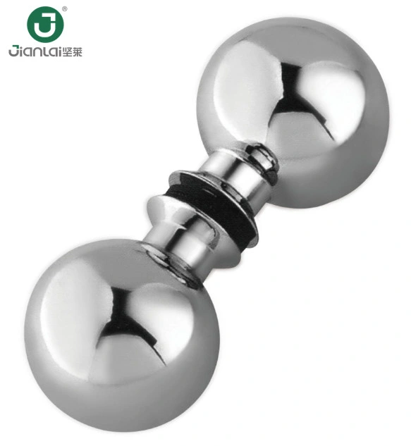 Shower Door Knob Chrome Ball Style Solid Brass Knob