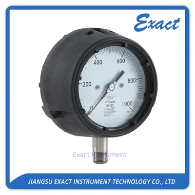 Manometro di processo Manometro anteriore solido industriale Manometro di sicurezza