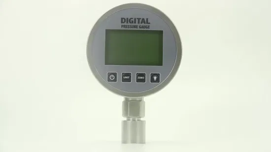 Manometro digitale per gas liquido in acciaio inossidabile con display LCD a 5 cifre